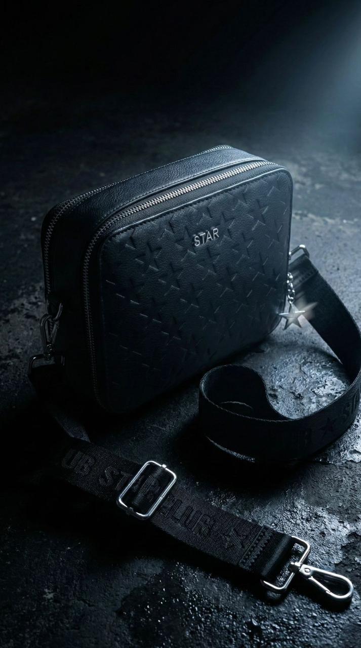 Paquete Luxury Premium: Crossbody Star Leather + Wallet Leather Star  + Card Holder Leather Star